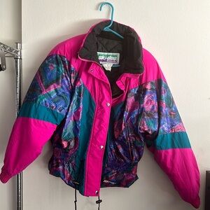 Skidoo vintage 80’s style snow ski jacket